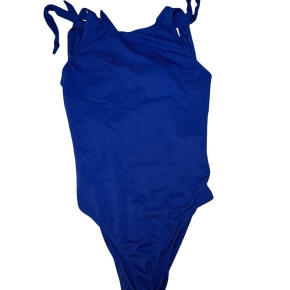Elegant Blue Women's Swimsuit - Picture 3 of 4